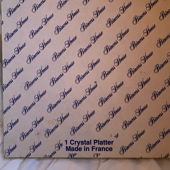 Vintage princess house crystal platter - Picture 8 of 8